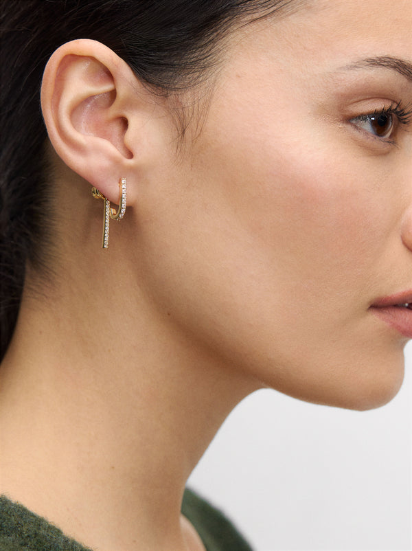 Single Pavé Earjacket With Zirconia