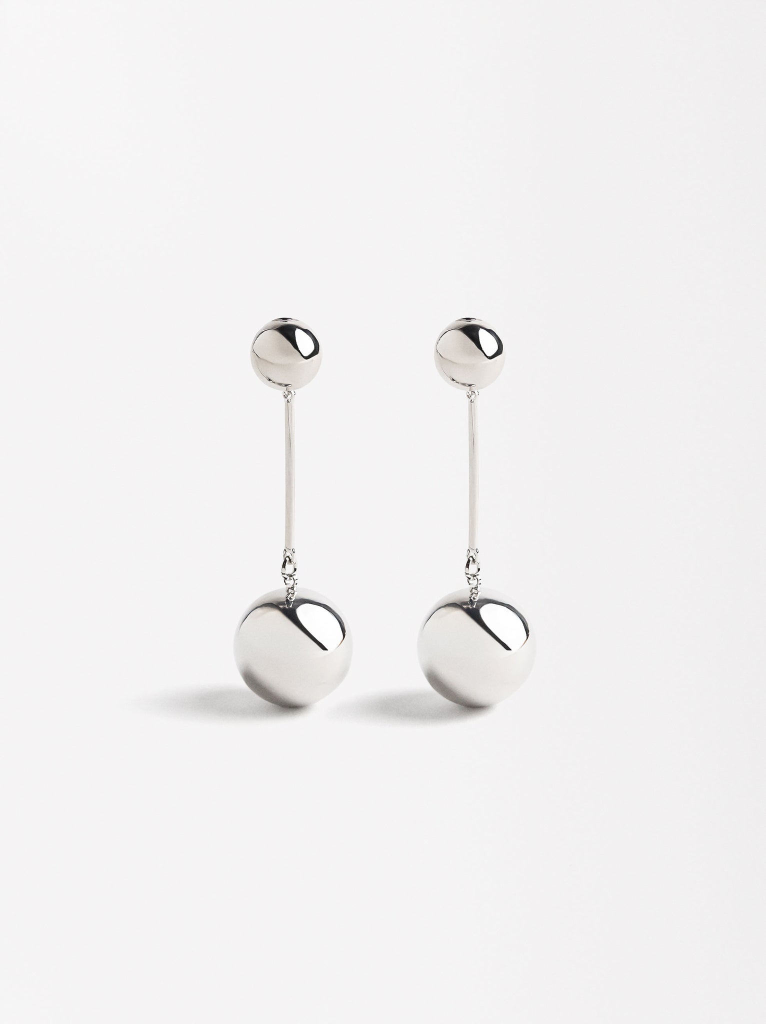 Long Sphere Earrings