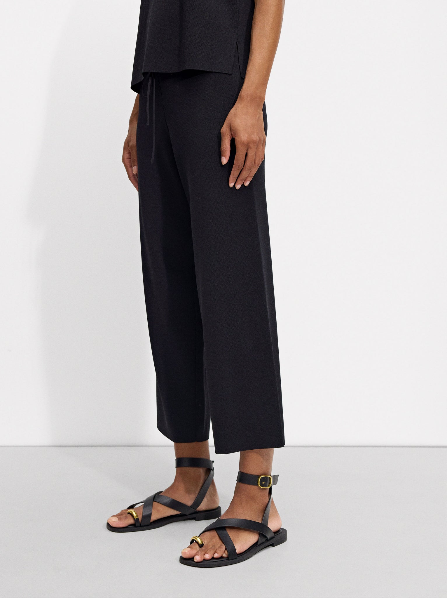 Elastic Waist Knit Pants