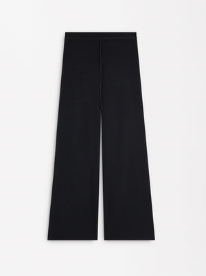 Elastic Waist Knit Pants