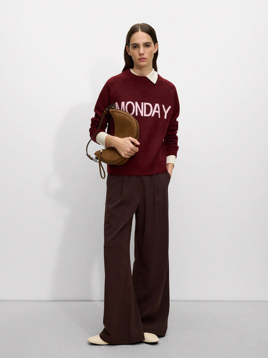 Jacquard Knit Sweater