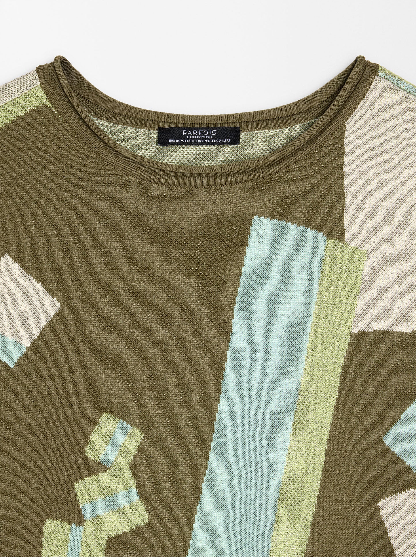 Jacquard Knit Top