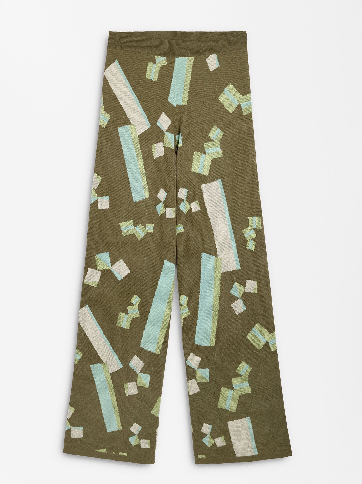Jacquard Knit Trousers
