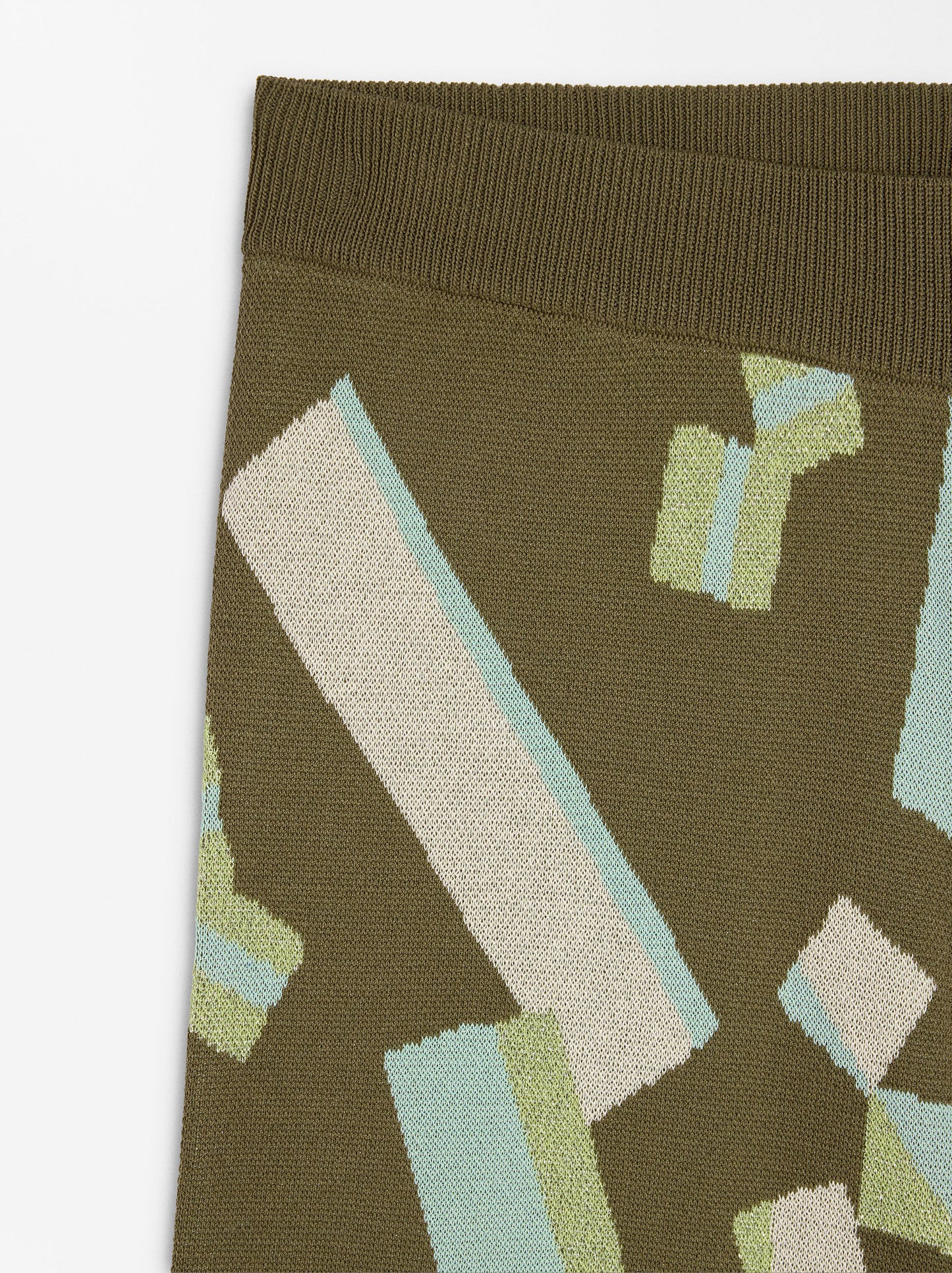 Jacquard Knit Trousers