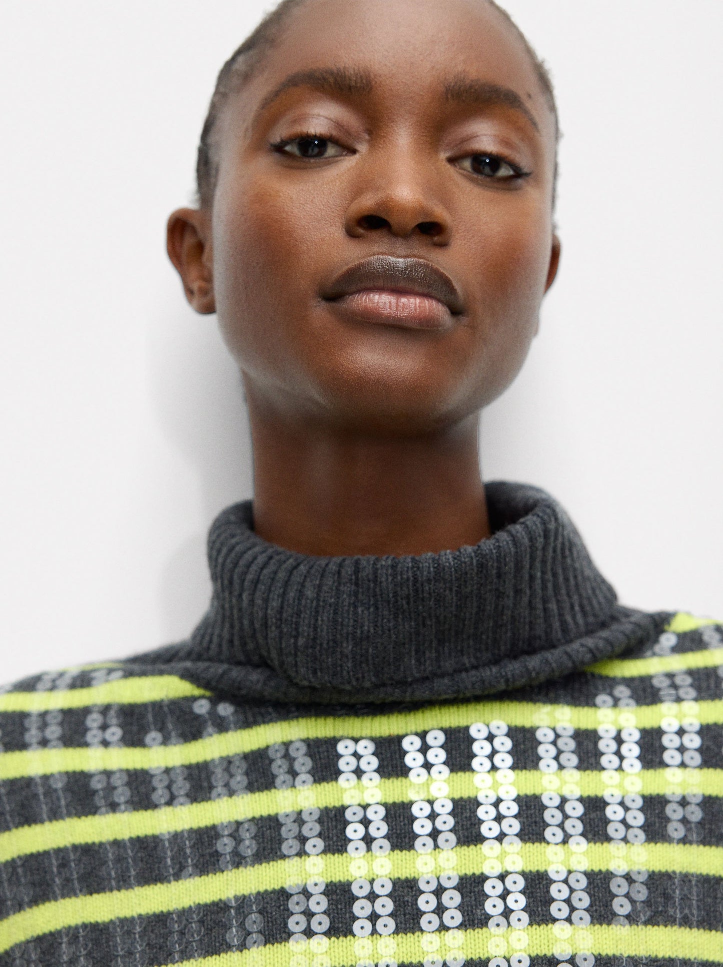 Knit Sweater With Sequins