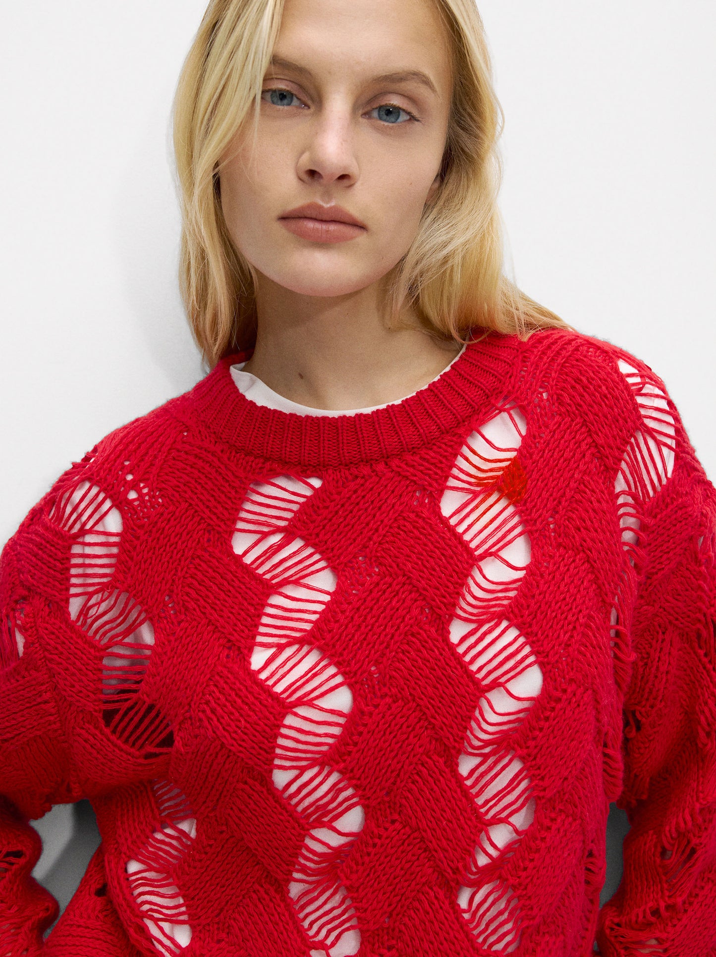 Open-Knit Sweater