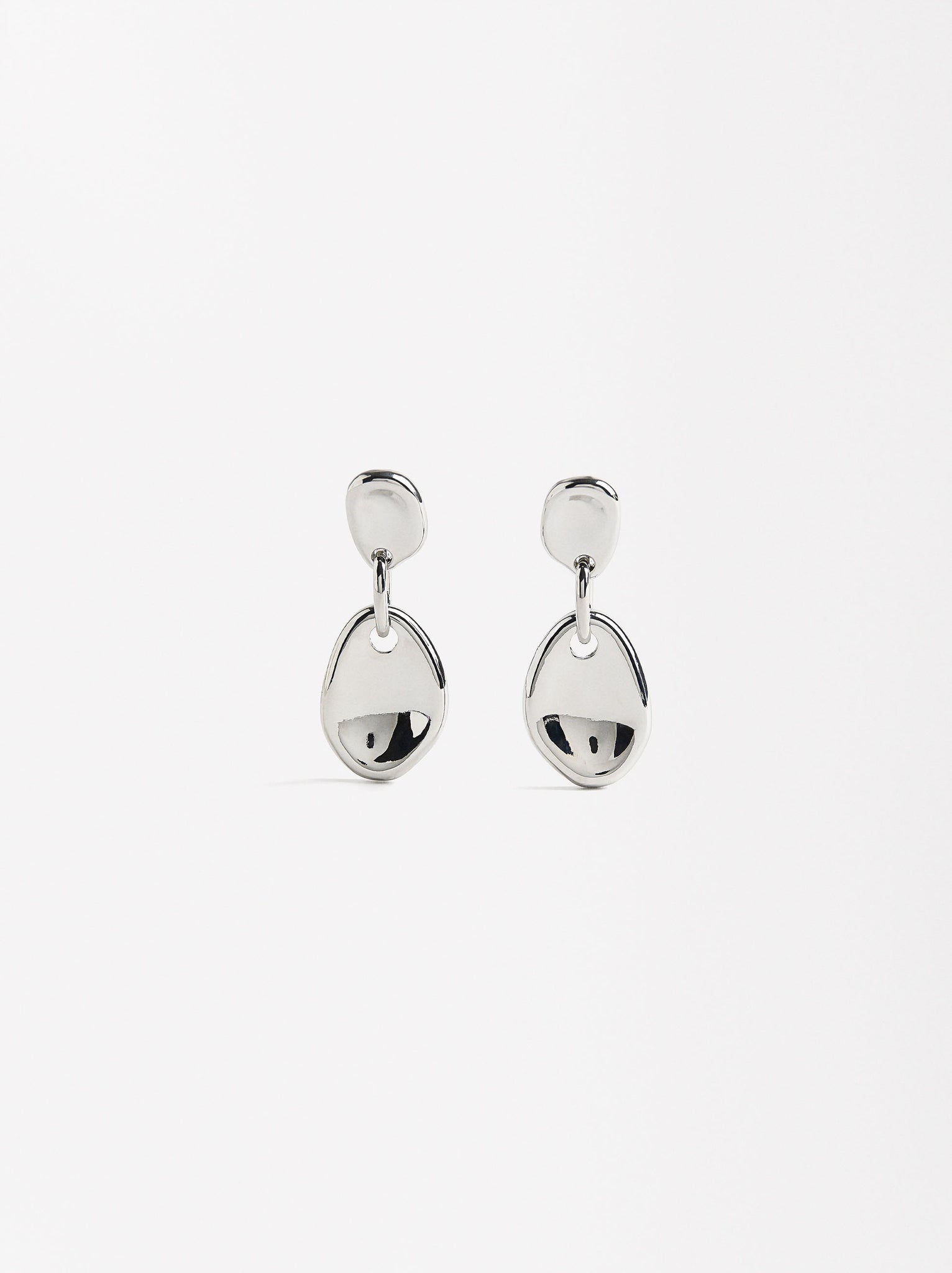 Concave Oval Earrings