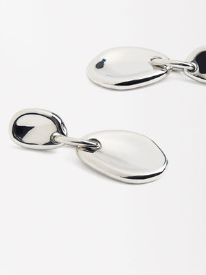 Concave Oval Earrings