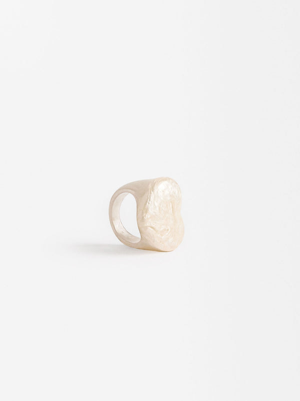 Heart-Shaped Resin Ring