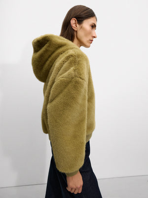 Faux Fur Effect Coat