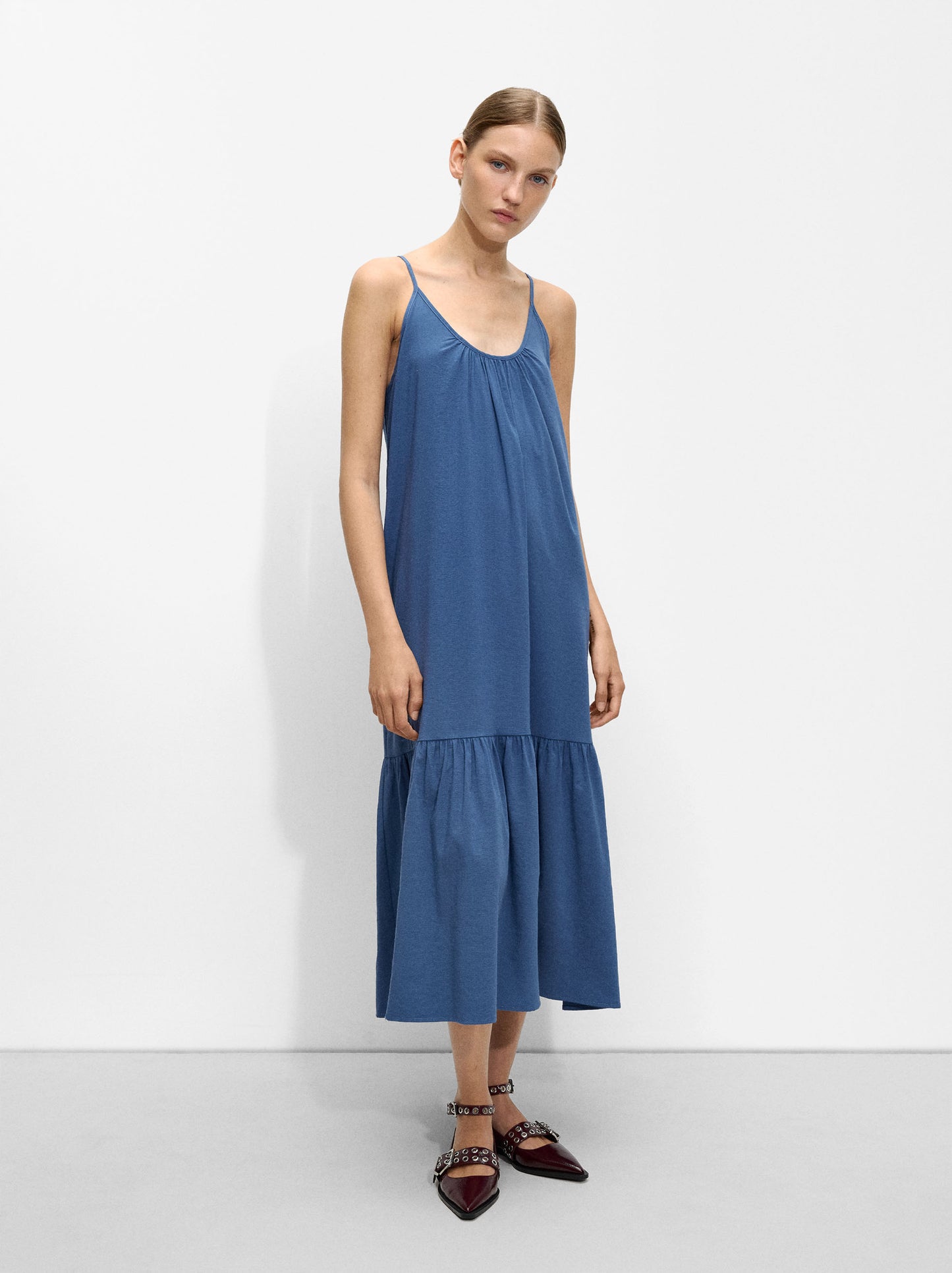 Long Dress With Straps