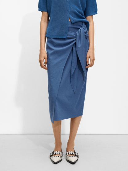 Midi Skirt With Knot