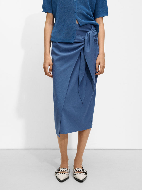 Midi Skirt With Knot