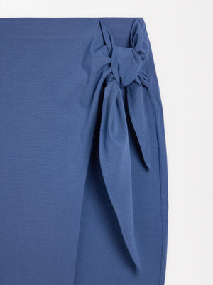 Midi Skirt With Knot