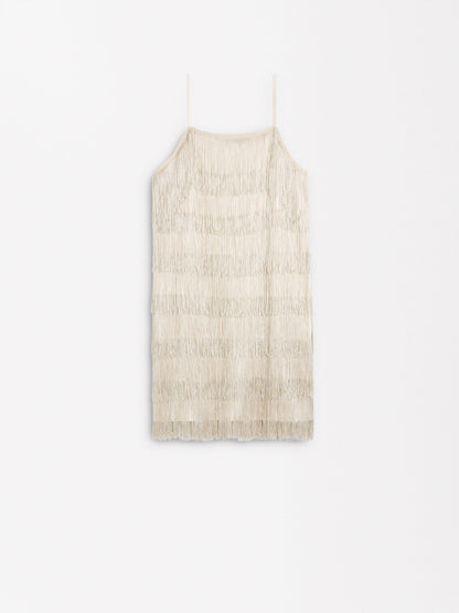 Short Dress With Fringes