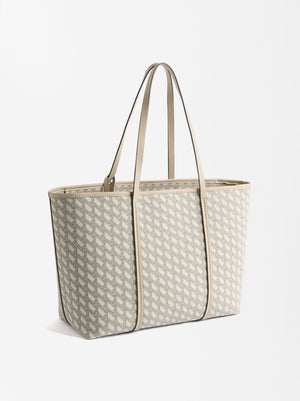 Printed Shopper Bag