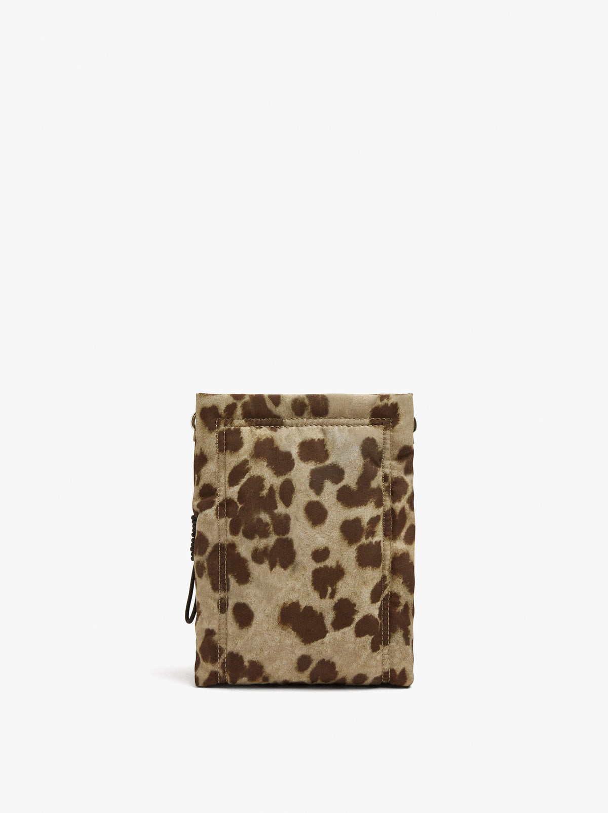 Animal-Print Nylon Crossbody Bag