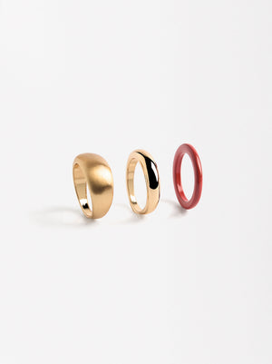 Enamel Ring Set