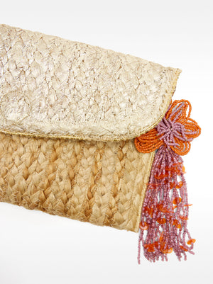 Metalized Jute Party Bag