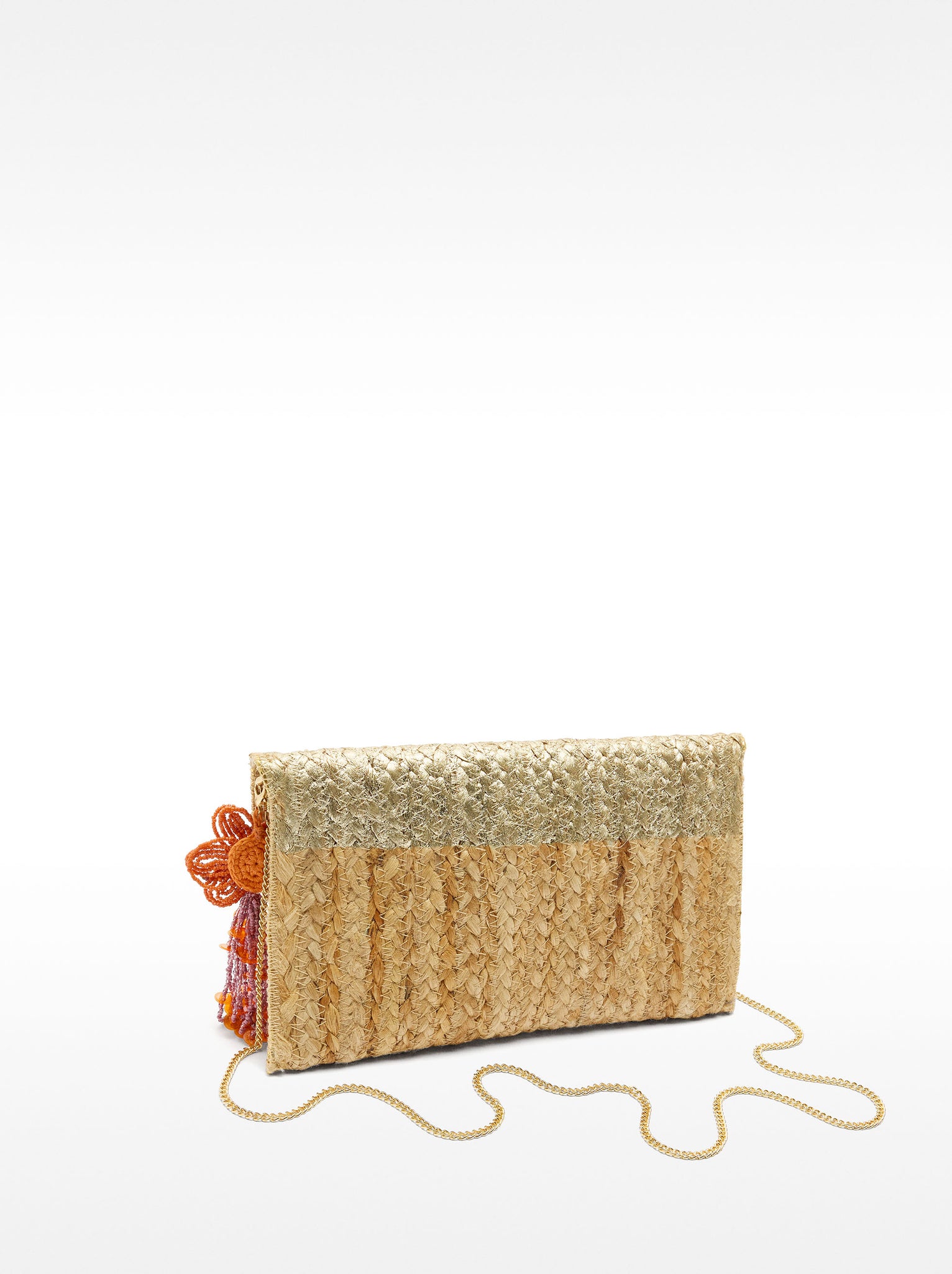 Metalized Jute Party Bag