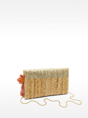 Metalized Jute Party Bag