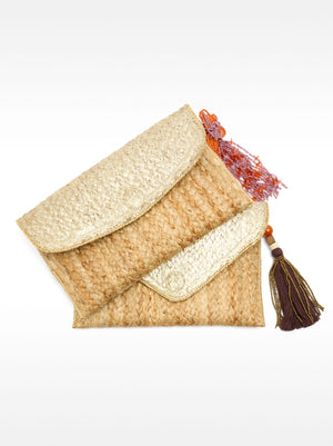Metalized Jute Party Bag