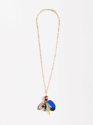 Multicolor Link Necklace