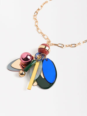 Multicolor Link Necklace