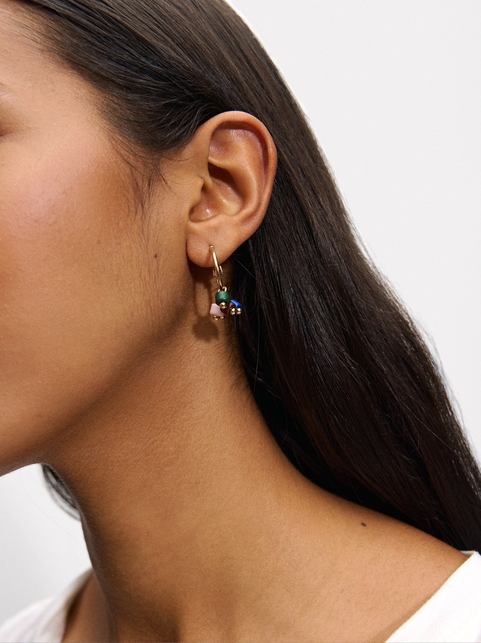 Multicolor Hoop Earrings