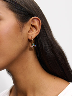 Multicolor Hoop Earrings