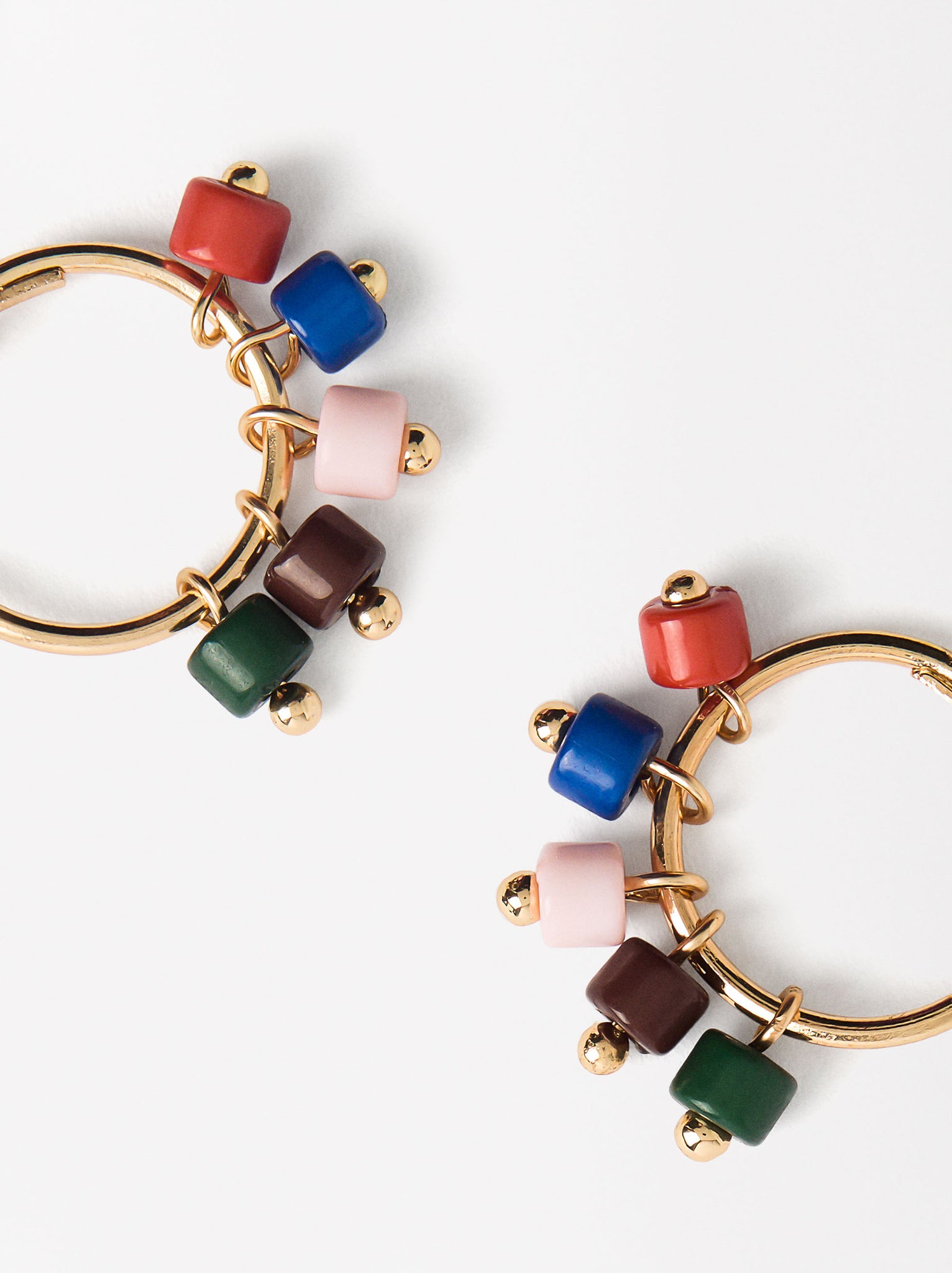 Multicolor Hoop Earrings