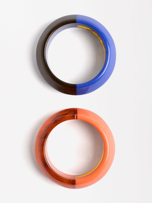 Set Of Resin Bracelets
