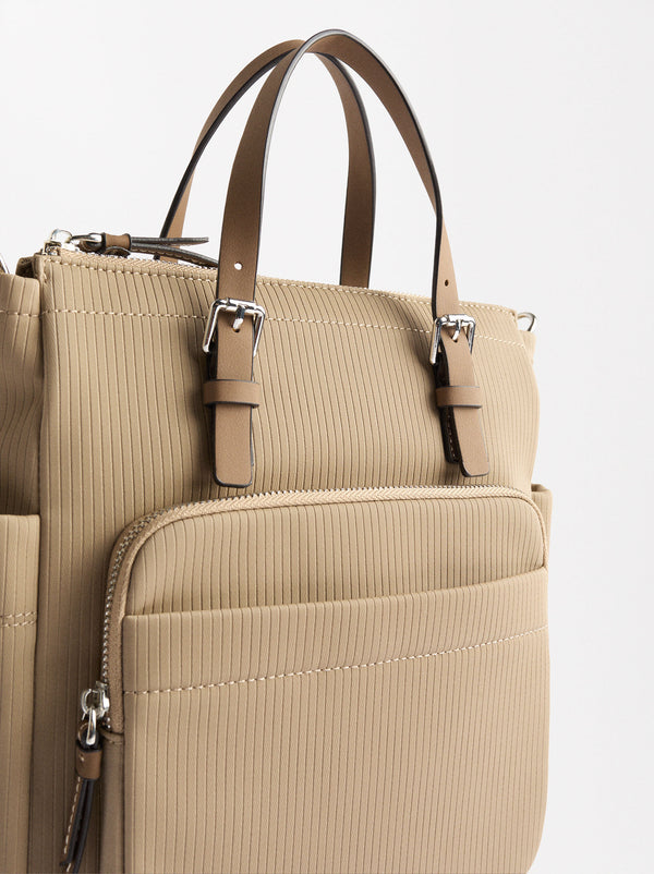Backpack With Multifunction Straps