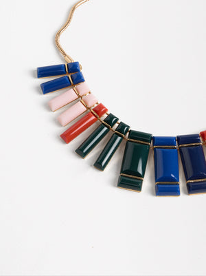 Multicolor Resin Necklace