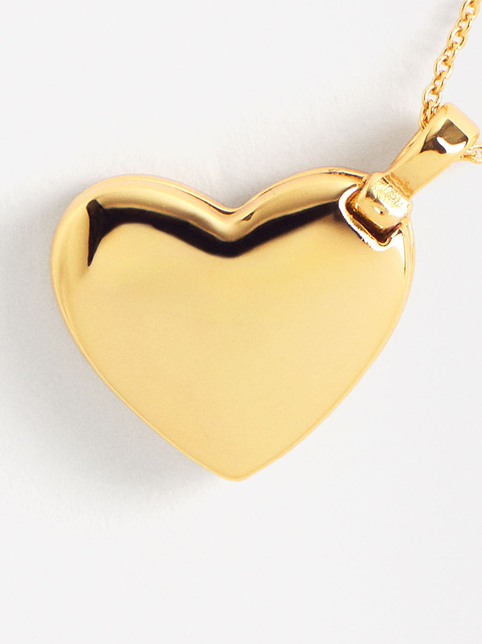 Heart Relic Necklace With 18k Gold Plating