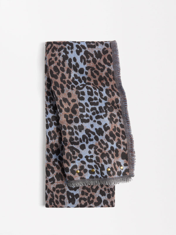 Leopard Print Scarf