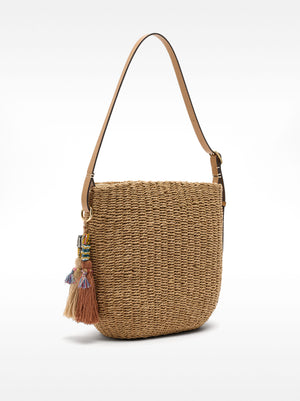 Bucket Bag Straw Effect