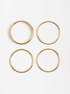 Set Of Plain Bracelets