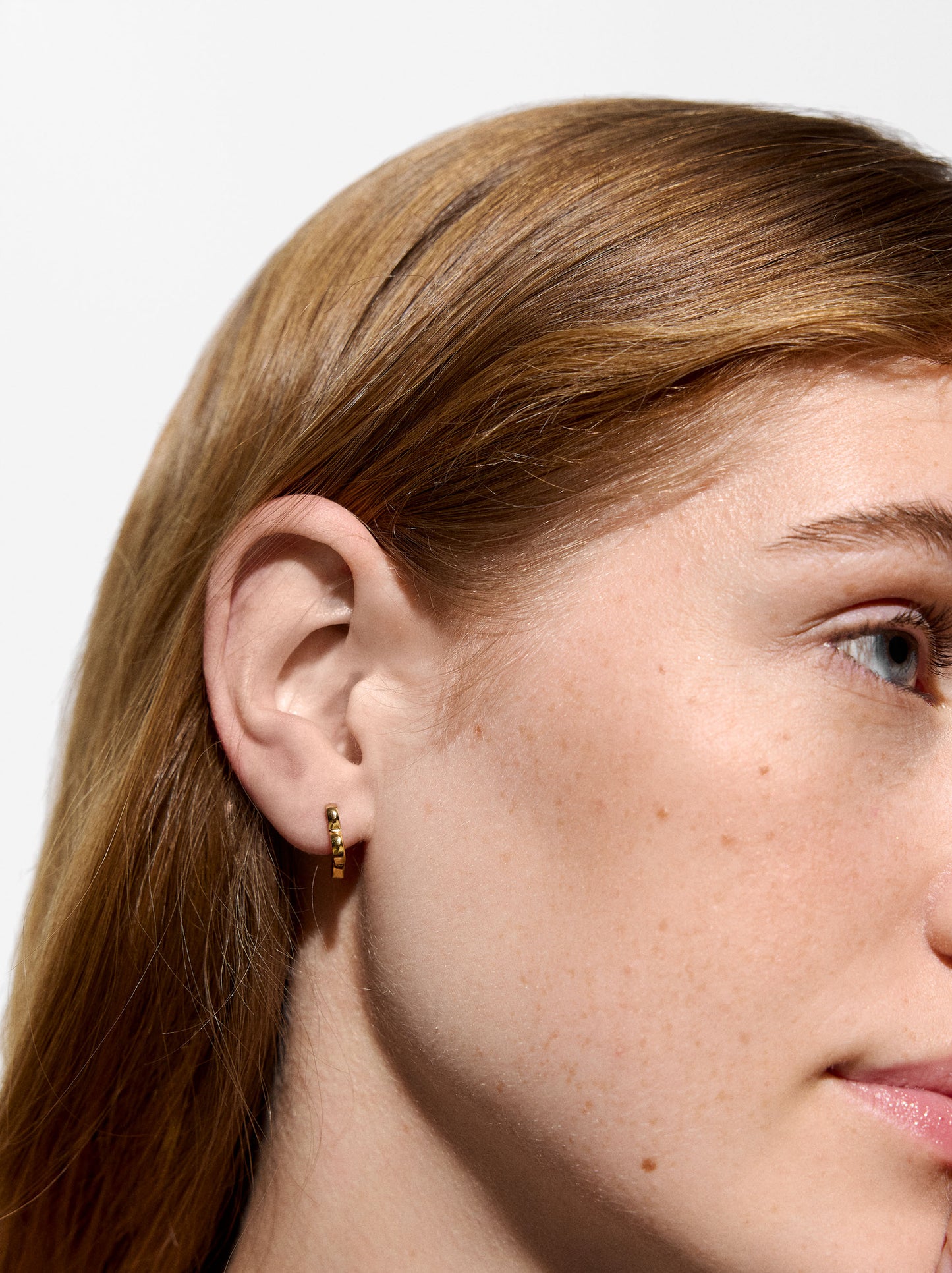 Heart Hoop Earrings - Stainless Steel
