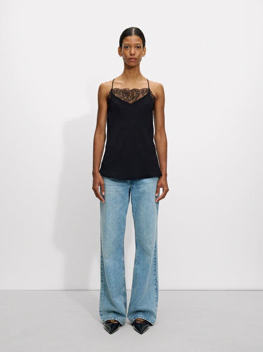 Lace Strap Top