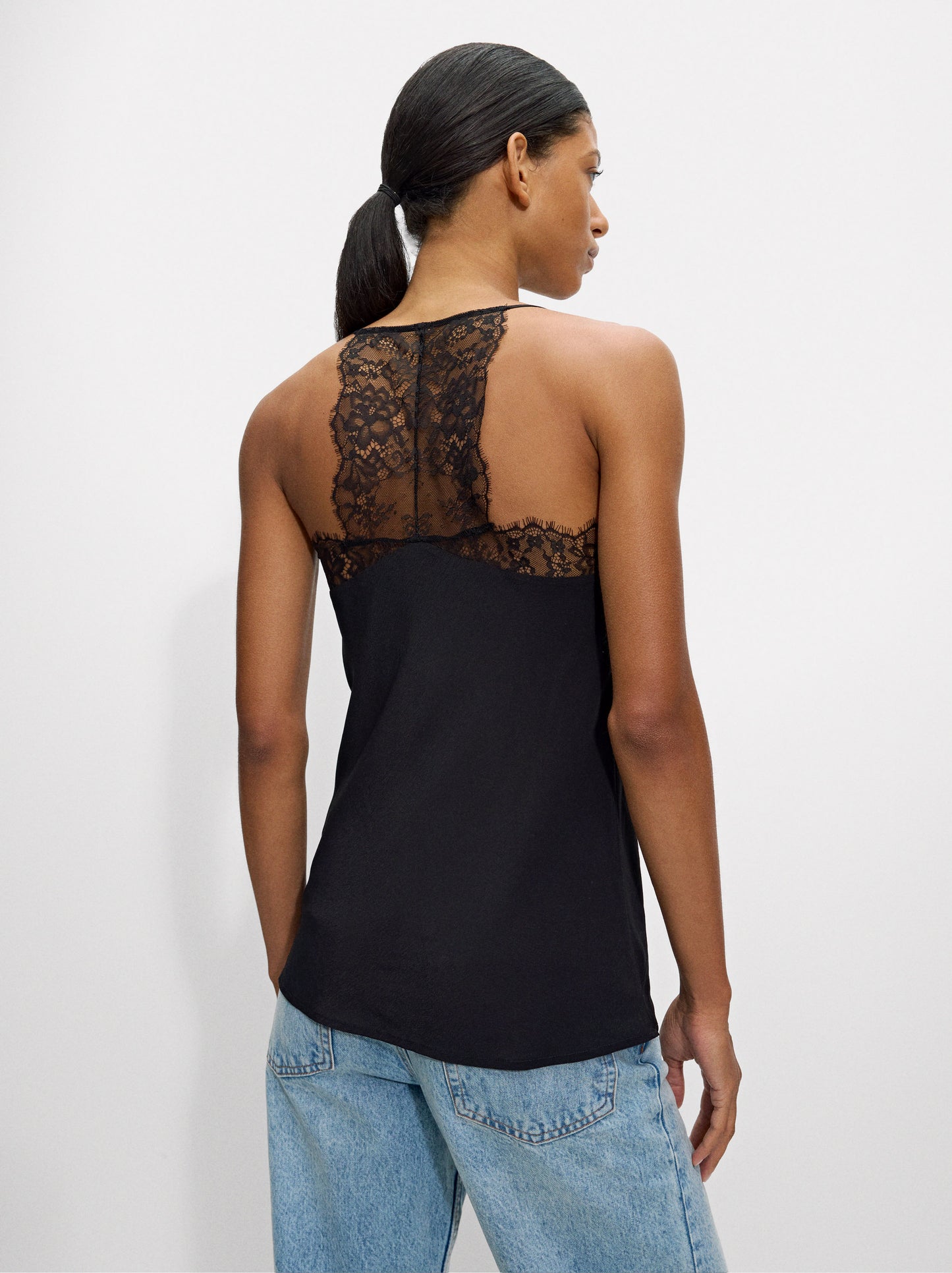 Lace Strap Top