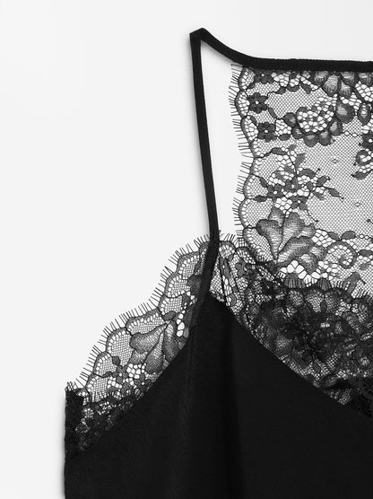 Lace Strap Top