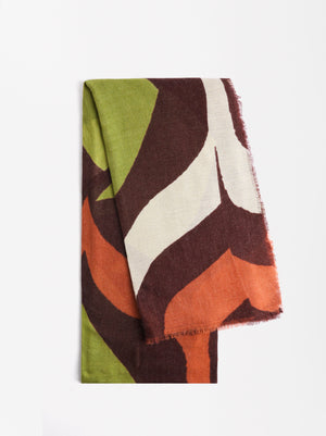 Wool Scarf With Print