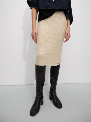 Skirt With Sequins