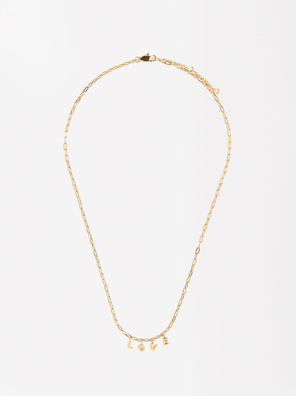 Love Link Necklace - Stainless Steel