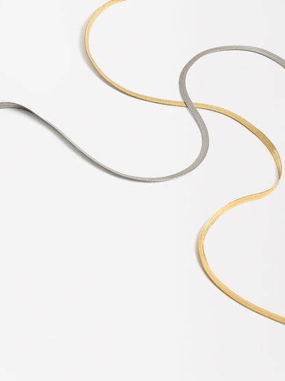 Bicolor Double Necklace