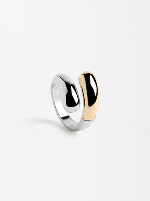 Bicolor Crossed Ring