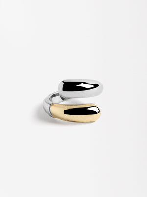 Bicolor Crossed Ring
