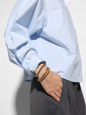 Bicolor Elastic Bracelet Set