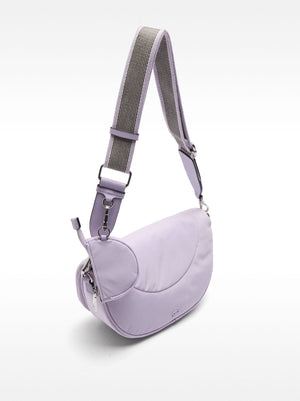 Nylon Crossbody Bag With Charm